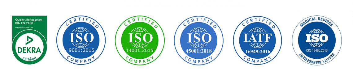 EC International Group Industrial Certifications